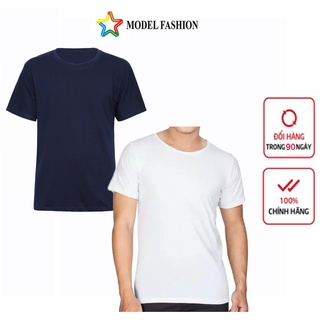 Combo 2 áo thun trơn Model Fashion thun cotton GIAO NGẪU NHIÊN MÀU