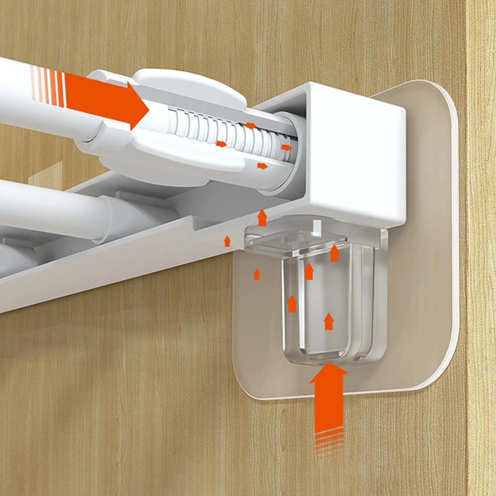 WATTLE Set 5 Móc Treo Đồ Gắn Tường Nhiều Tầng Đa Năng