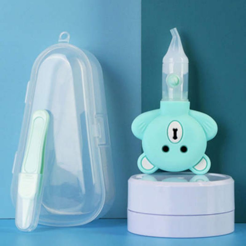 Hút mũi gấu silicone kèm gắp rỉ mũi an toàn cho bé