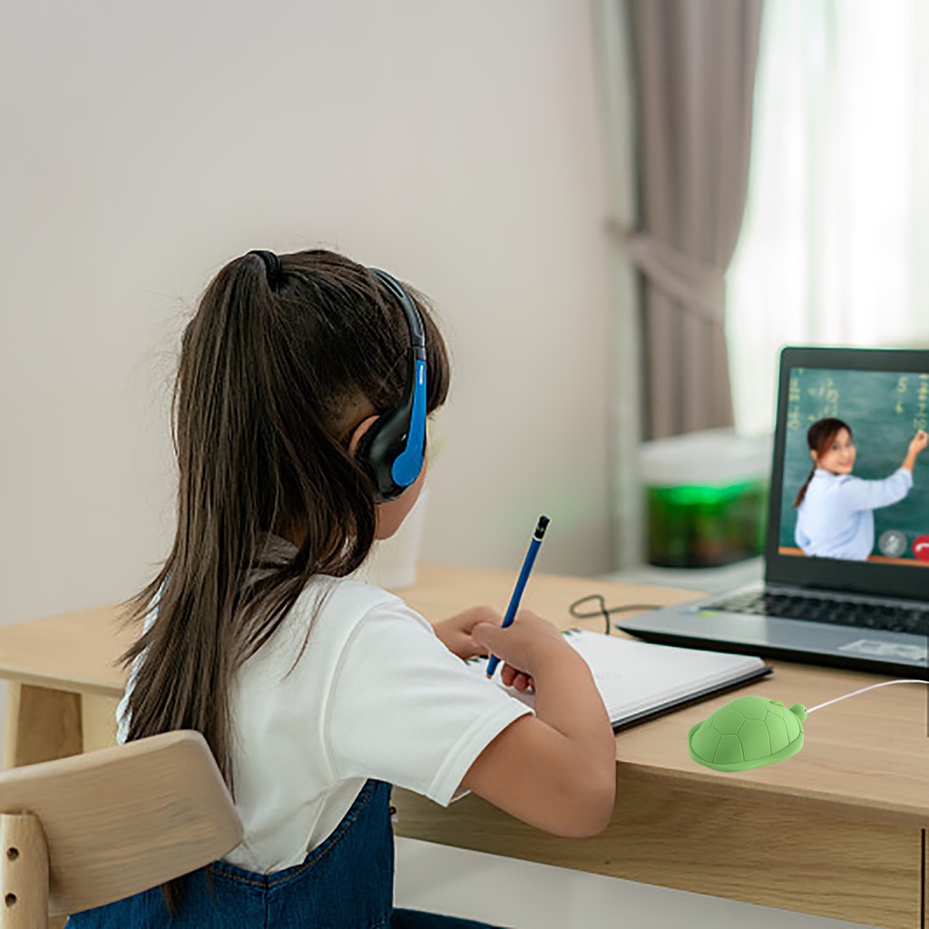 Chuột Quang Không Dây 2.4G Hình Rùa 3D Dễ Thương
