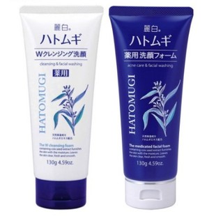 Sữa Rửa Mặt Hatomugi Chiết Xuất Từ Hạt Ý Dĩ Giúp Dưỡng Ẩm Trắng Da Nhật Bản 130g