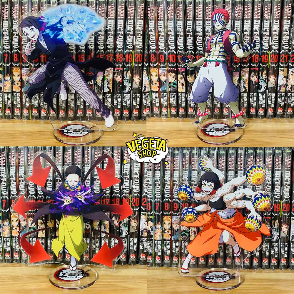 Mô Hình Tượng Standee Acrylic Mica 2 mặt - Thanh Gươm Diệt Quỷ - Kimetsu No Yaiba - Muzan Tamayo Akaza Douma Rui Enmu