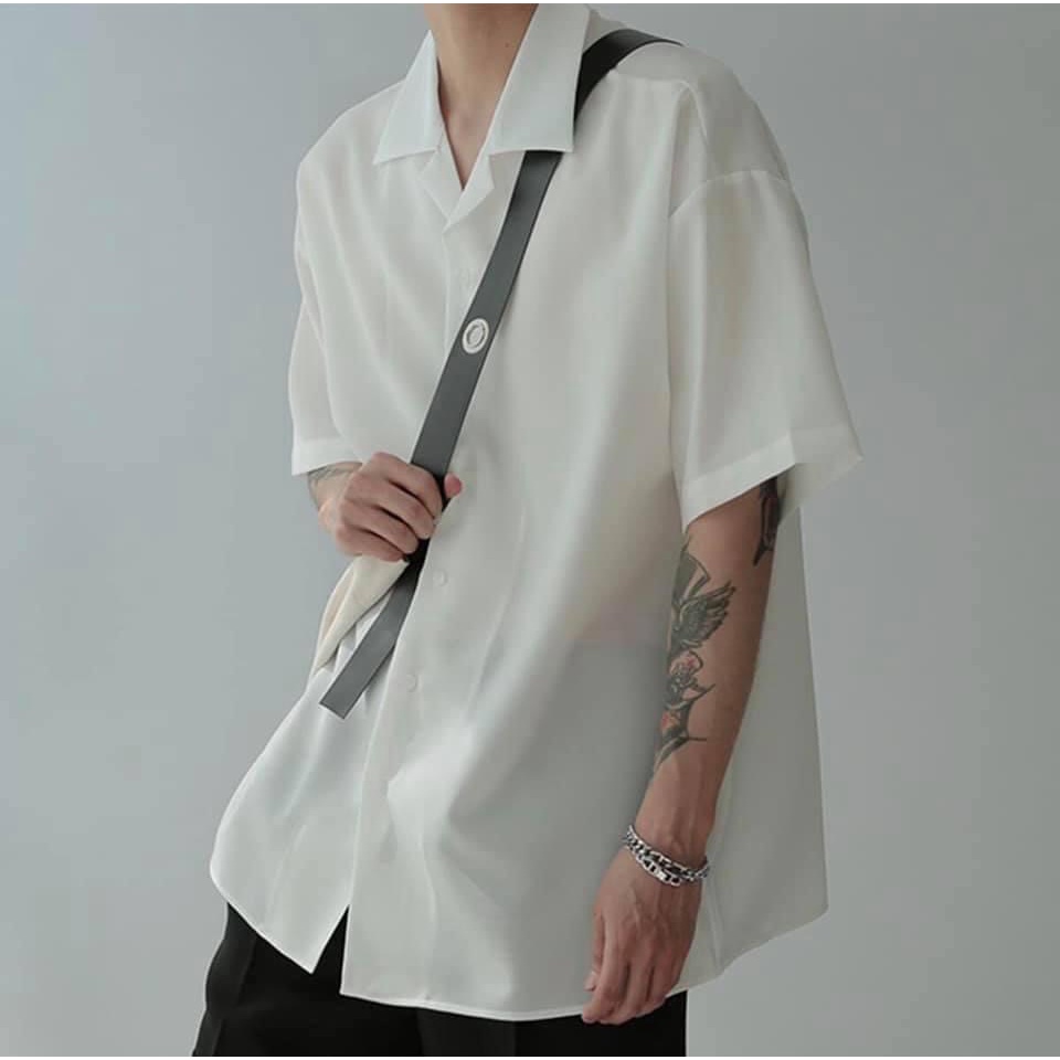 Áo Sơmi Cổ Vest Cao Cấp Dành Cho SB - Tomboy - Trans