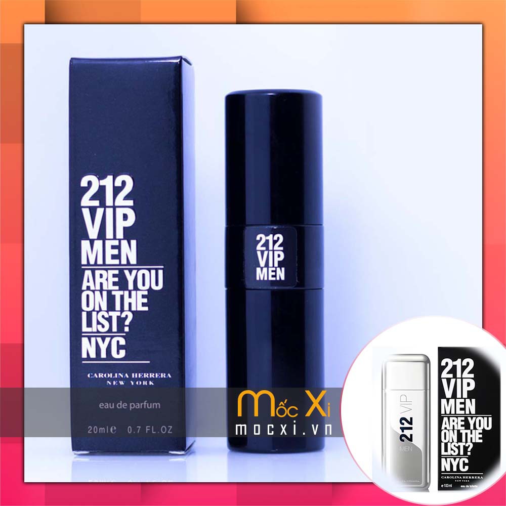 Nước hoa nam Size 20ml 212 VIP MEN - Nước hoa nam sành điệu - sang trọng - luôi cuốn