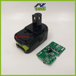 Az- vỏ và mạch ryobi 18v 5s 2p pin lion, nhận sạc zin