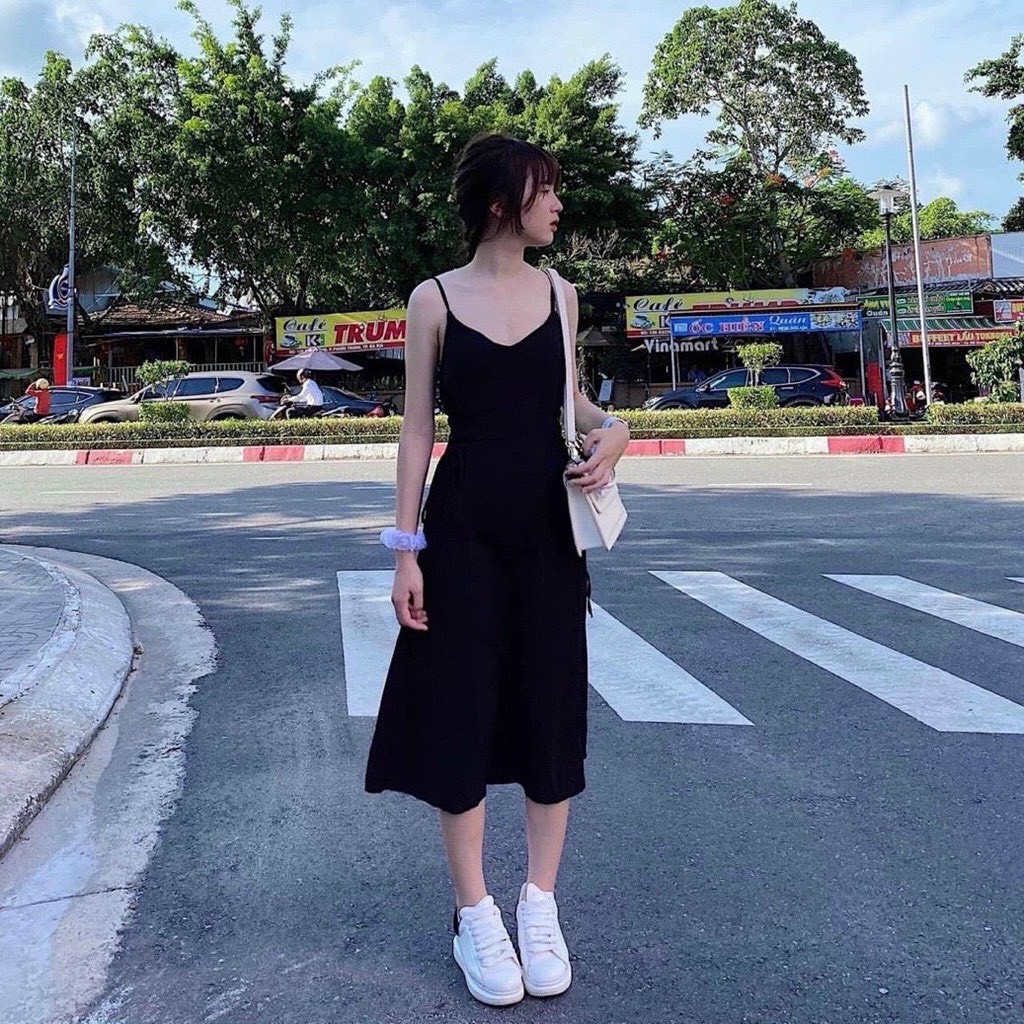 [ Mã FAMAYWA2 giảm 10K đơn 50K] VÁY 2 DÂY ĐŨI CÁT 5 MÀU CHO NỮ | BigBuy360 - bigbuy360.vn