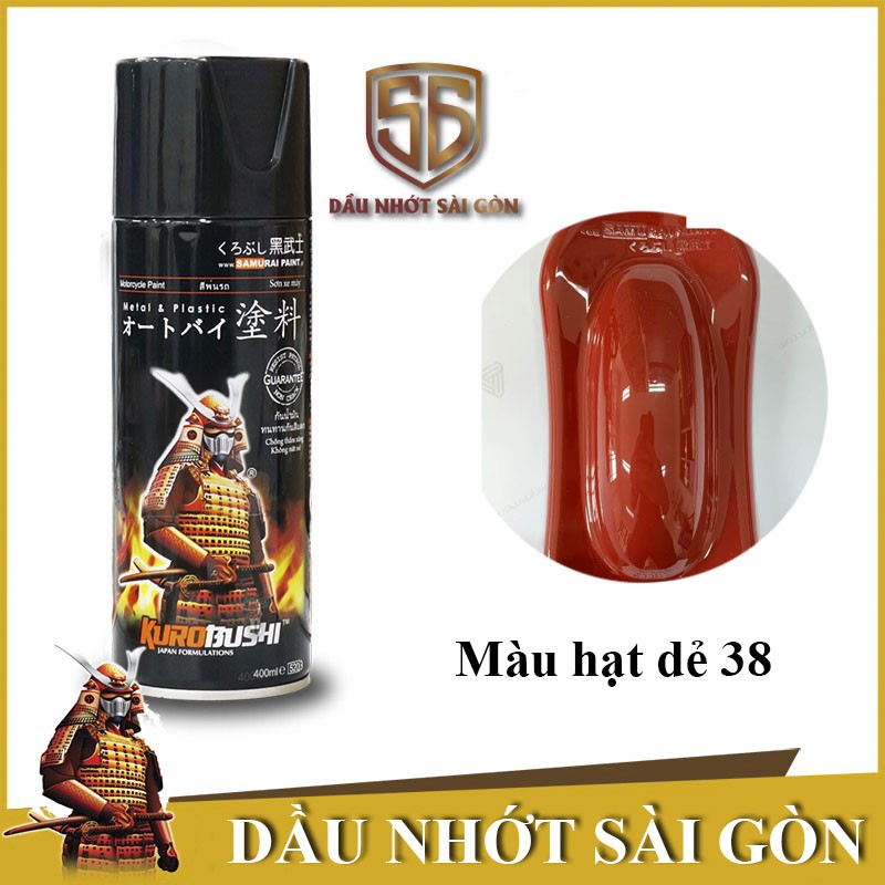 Samurai 38 Màu Hạt Dẻ - Sơn Xịt Mã 10/38