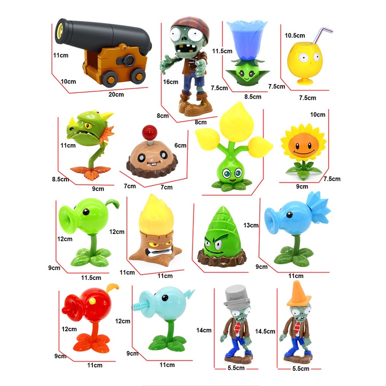 Mô hình đồ chơi Plants vs.Zombies ván trượt độc đáo