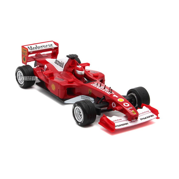 Mô hình xe ô tô thể thao F1 đồ chơi trẻ em tỉ lệ 1:32 xe bằng sắt chạy cót