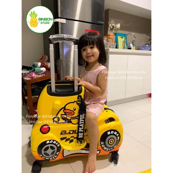 VALI VỊT BDUCK, Valy ngồi cho bé xe đẩy cho bé