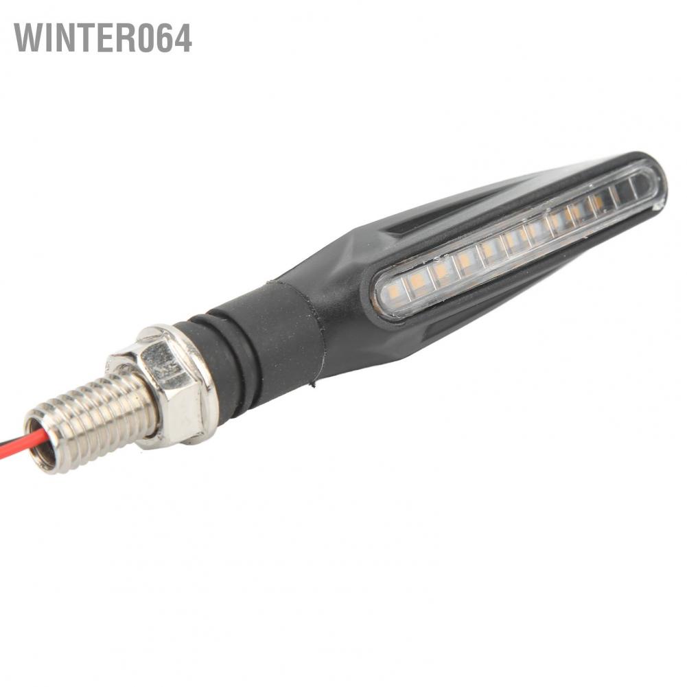 Winter064 1 cặp Đèn tín hiệu rẽ xe máy 12V chỉ báo LED cho Xe đạp đường phố thể thao Off Road Chopper