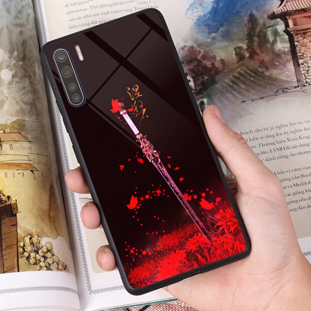 Ốp lưng kính CƯỜNG LỰC cao cấp OPPO A91 - RENO 3 - 3 PRO (VIDEO QUAY THẬT)