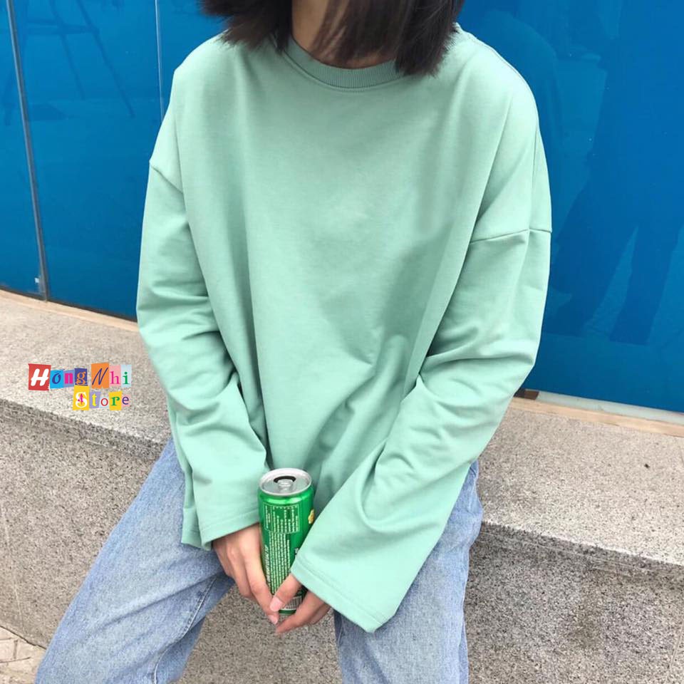Áo Thun Tay Dài Trơn Long Tee Oversize 80Kg Ulzzang Unisex Dáng Rộng Nhiều Màu - MM
