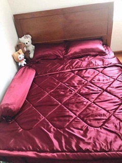 Bộ chăn Grap phi lụa Thái Tuấn 100%