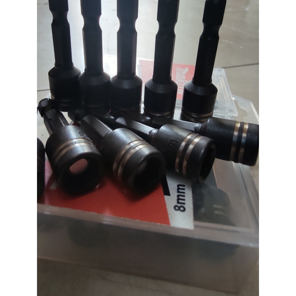 Đầu Bắn Tôn 8mm   Hiệu MAKITA Cao Cấp Có Nam Châm Hít - Thép Hợp Kim Cao Cấp