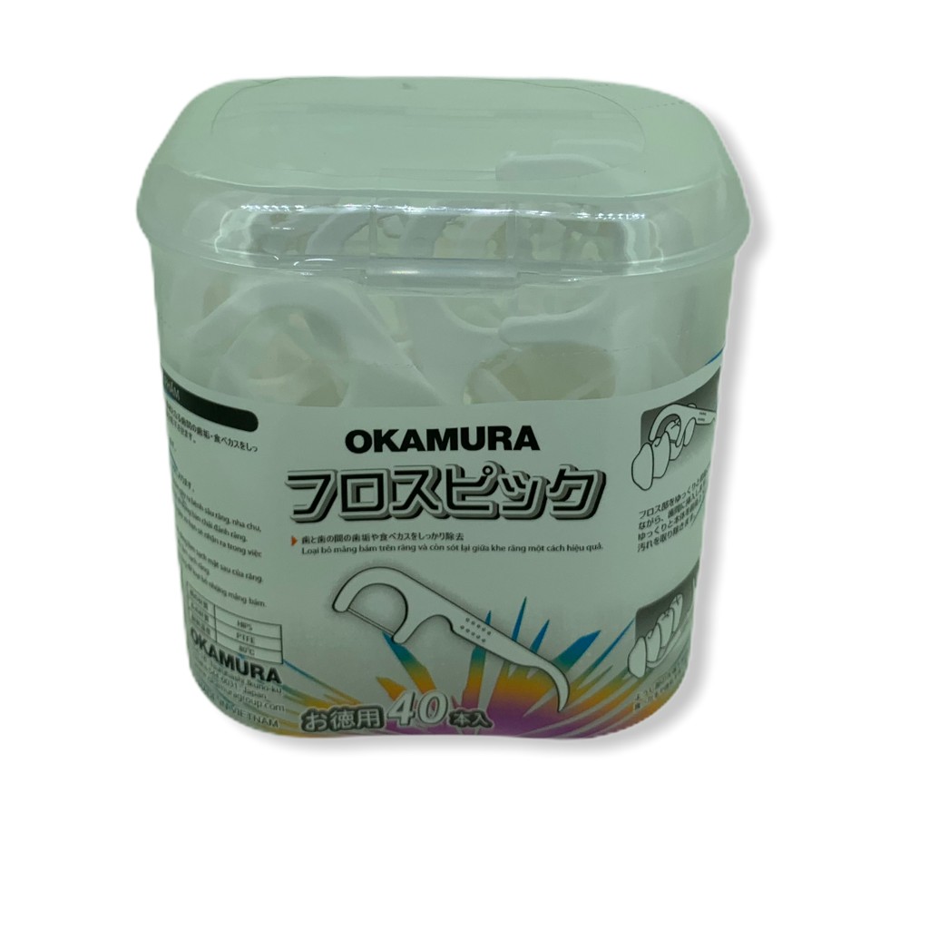 tăm chỉ OKAMURA 40 cây / hộp 4159