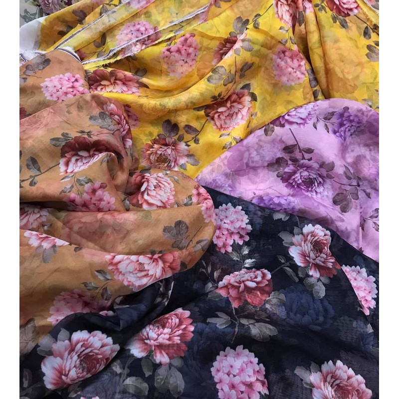 vải tơ hoa
