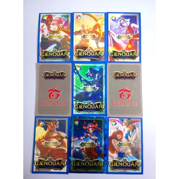 Combo 50 Thẻ bài liên quân mobile 2022 siêu đẹp bằng giấy.