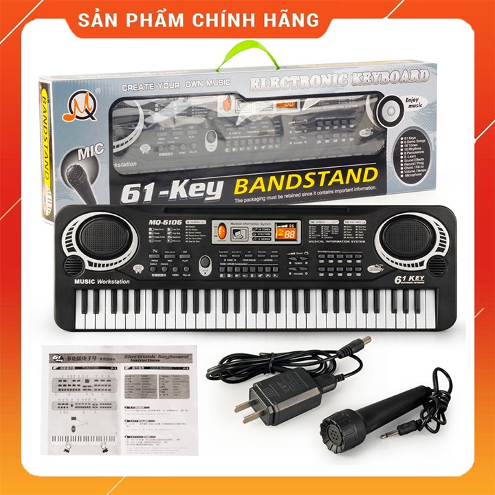 [Tặng micro]Đàn Piano 61 phím dành cho trẻ em MQ 6106