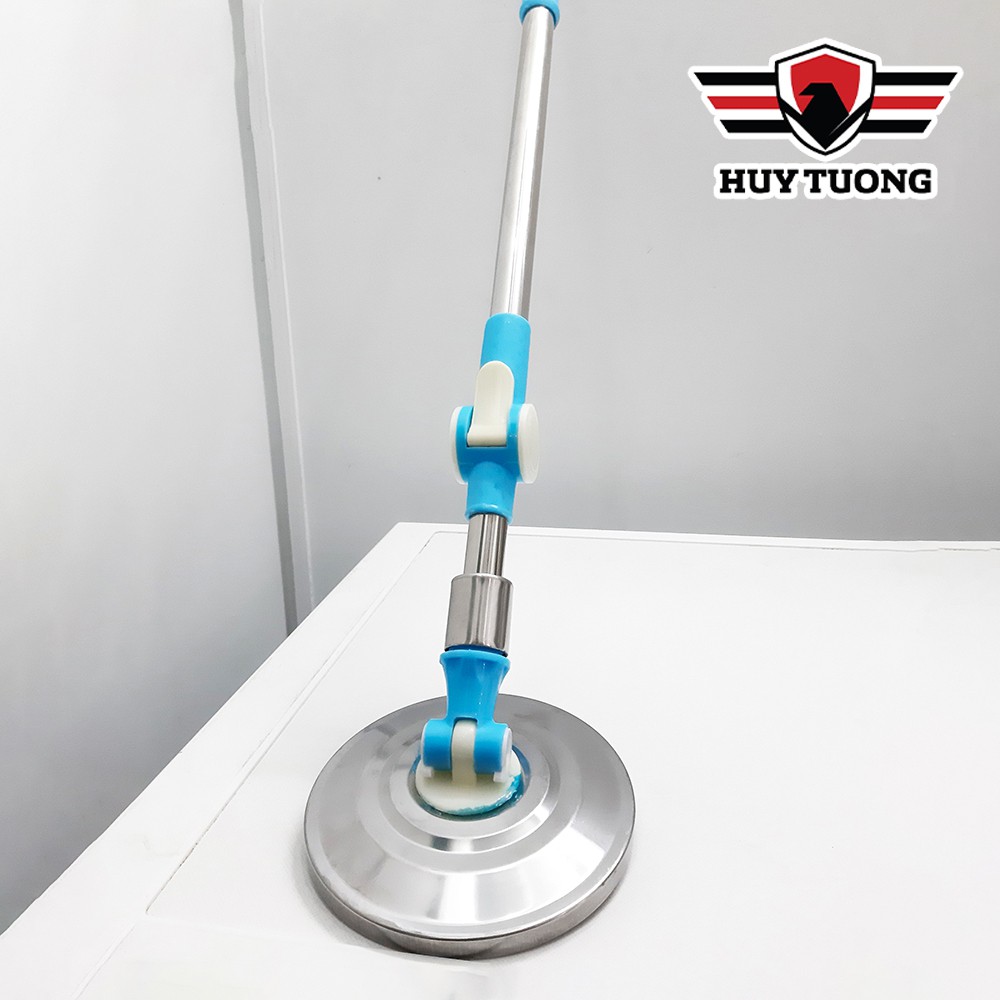 Cây lau nhà 360 độ inox  KÈM BÔNG LAU NHÀ  Cây lau nhà - Huy Tưởng