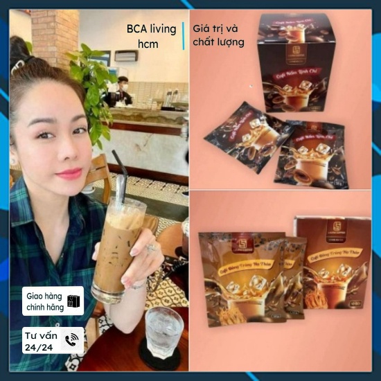 Cà phê đông trùng hạ thảo cà phê nấm linh chi Laura Sunshine Nhật Kim Anh thơm ngon đậm vị hảo hạng chất lượng .