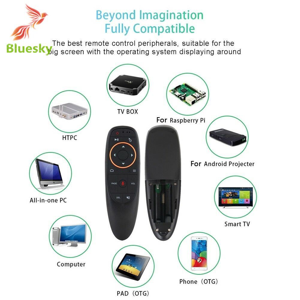 Chuột Bay Điều Khiển Bằng Giọng Nói 2.4ghz Cho Android Tv Box Pc