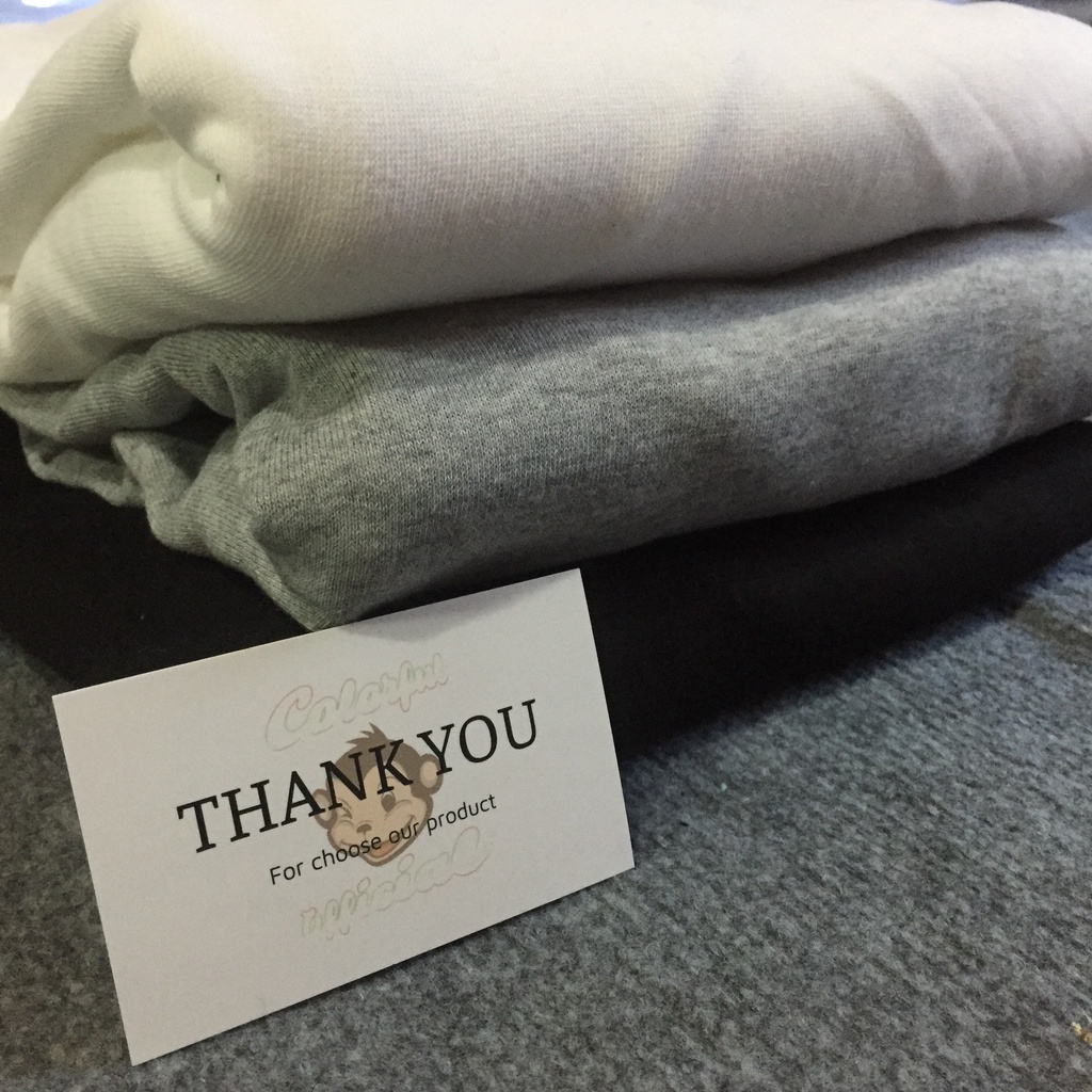 (Tặng kèm Decal) Áo Sweater trơn Nam Nữ Colorful màu Trắng/ Xám/ Đen chất vải thun nỉ dày dặn, form rộng thoải mái- S01 | BigBuy360 - bigbuy360.vn