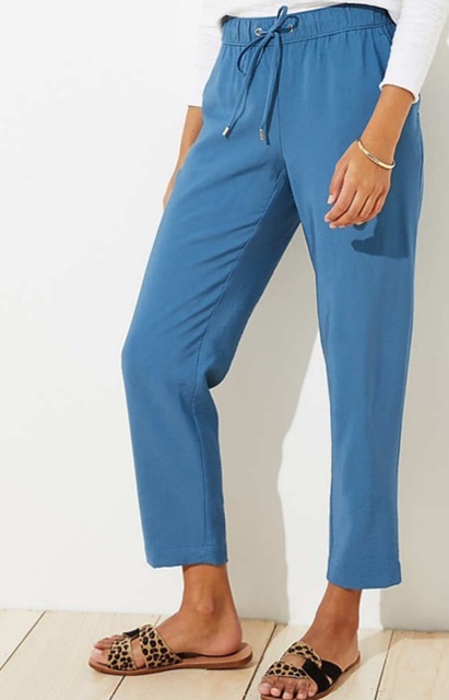 Quần  baggy dây rút LOFT - hàng dư xịn