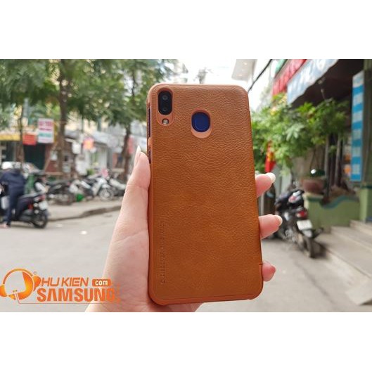 Bao da Cao cấp Nillkin QIN cho Samsung Galaxy M20