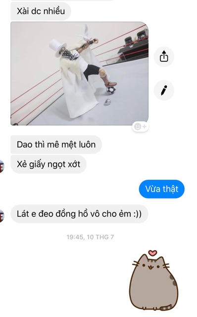 Dao nấu ăn mini cắt được thật, Sắc, Cán gỗ kèm vỏ da + Hộp sắt + Dây đeo