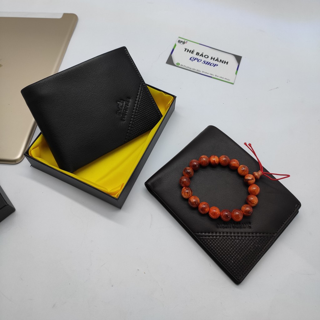 Ví Da Nam Full Box Da Bò Nappa Thật 100% Hàng Cao Cấp