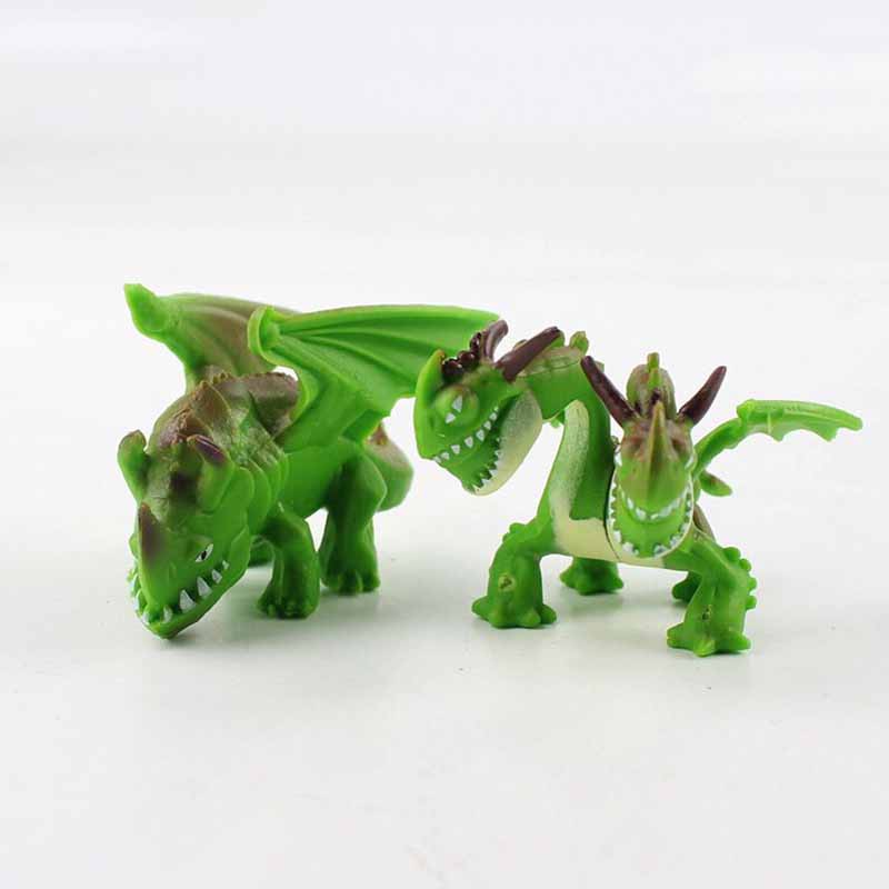 DISNEY Set 12 Mô Hình Nhân Vật Phim Hoạt Hình Bí Kíp Luyện Rồng 4-6cm