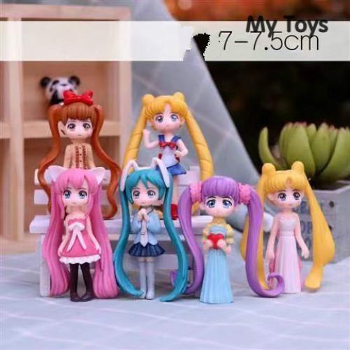 Sailor Moon Để Làm Dễ Thương Búp Bê Phim Hoạt Hình Cổ Tích Phòng Ngủ Bánh Nướng Nhỏ Trang Trí Để Bàn Trang Trí Trang Trí