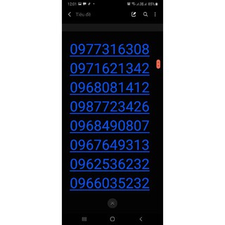 bán sim đầu 09 viettel giá rẻ