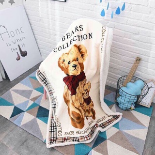 CHĂN LÔNG CỪU CÓ SẴN( mẫu bé trai ) 