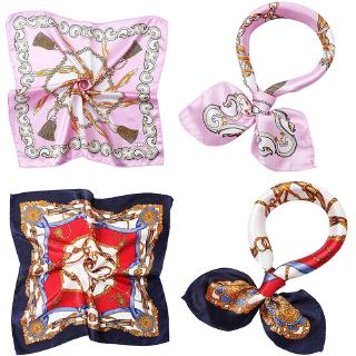 Khăn Lụa Satin Vuông Buộc Tóc 40-59 (100 Màu) 50CM