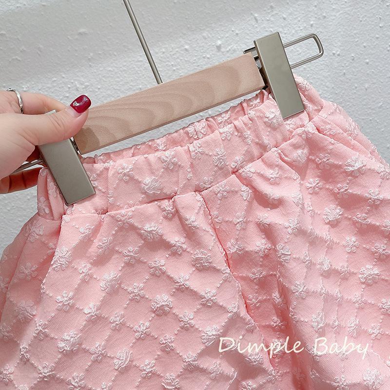 Quần Đùi Ống Phồng Phong Cách Phương Tây Thời Trang Mùa Hè 2022 Dành Cho Bé Gái