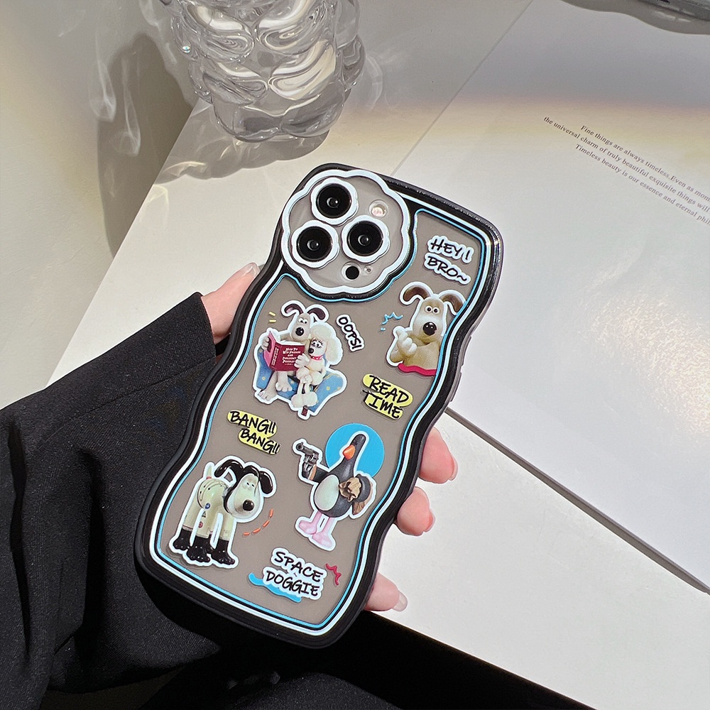 Ốp lưng iphone ốp lưng iphone Ốp Điện Thoại Trong Suốt Hình Cún Cho iPhone13promax iPhone 12 11 xr Xs 8pPromax/X/Xs/13/Pro/Max Dinuo case