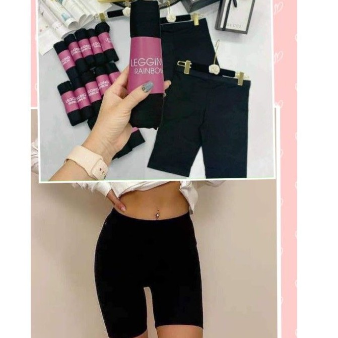 Sỉ Legging Cuộn VÀNG, Legging ĐÙI NGẮN