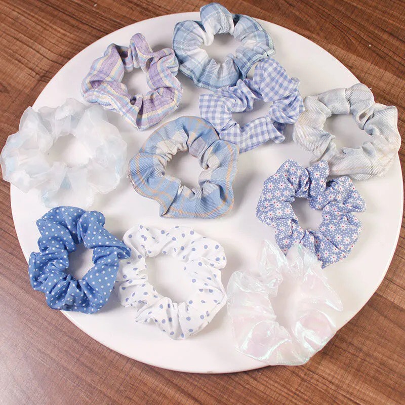 Sét Dây Cột Buộc Tóc Scrunchy Nhiều Màu 20 chiếc(Meisy)