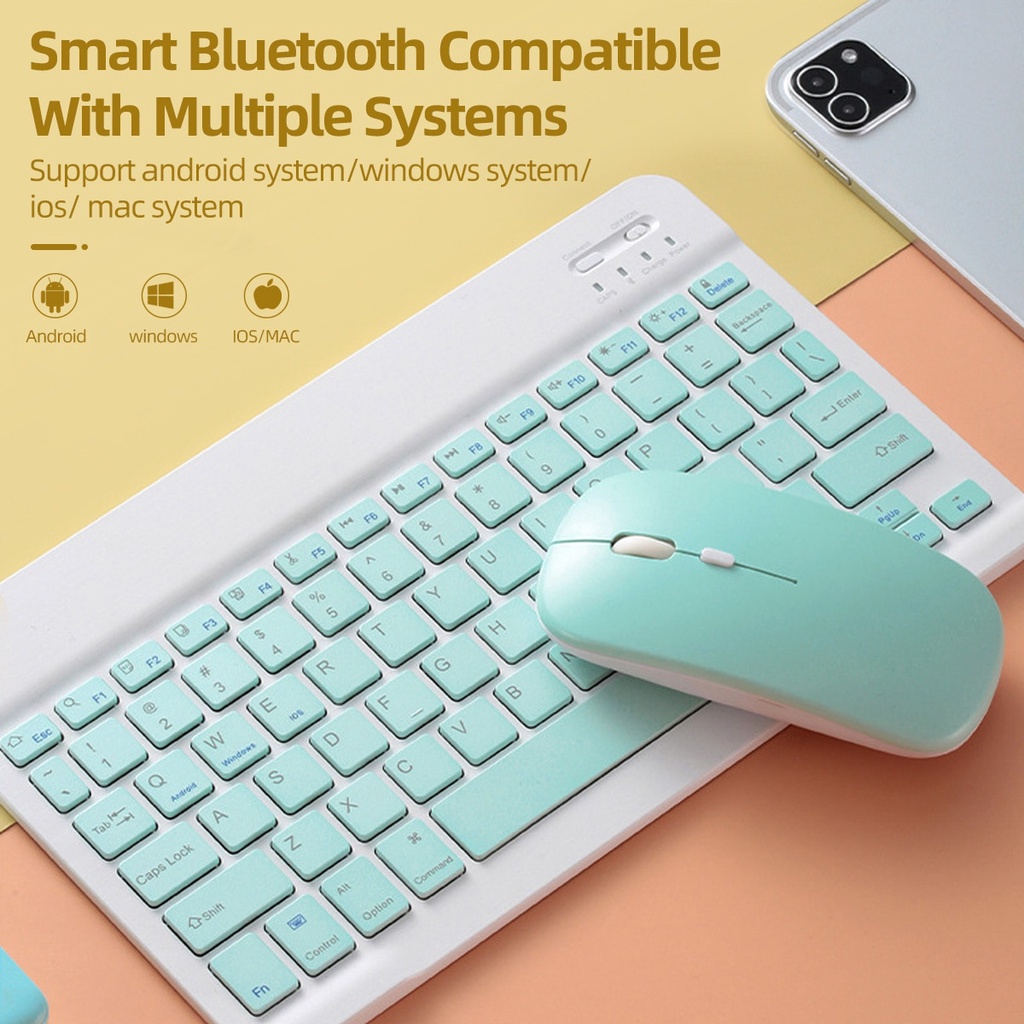 Chuột Bluetooth Có Thể Sạc Lại Cho tablet táo Samsung Huawei Lenovo Android tablet Windows Chuột ko dây 2.4GHz USB