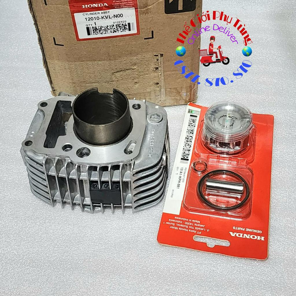 Nòng piston bạc Future Neo không fi zin Honda Indo - 131A1-KPH-881/ 12010-KVL-N00
