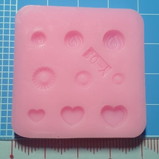 Khuôn nặn đồ chơi đất sét - resin [ Mini Food Y-08 ] 🎂🍩🍪