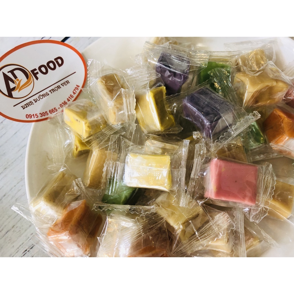 kẹo dừa mix nhiều màu 500gr