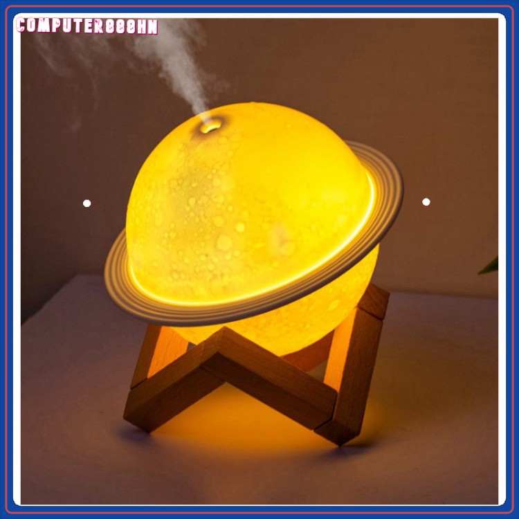 Mô hình đèn sao thổ 3D trang trí bàn làm việc,Đèn ngủ khuếch tán tinh dầu in 3D Sao Thổ