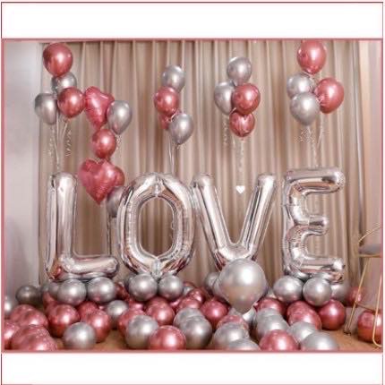 SET TRANG TRÍ PHÒNG CƯỚI , CẦU HÔN ( Tặng kèm bơm tay + băng dính)