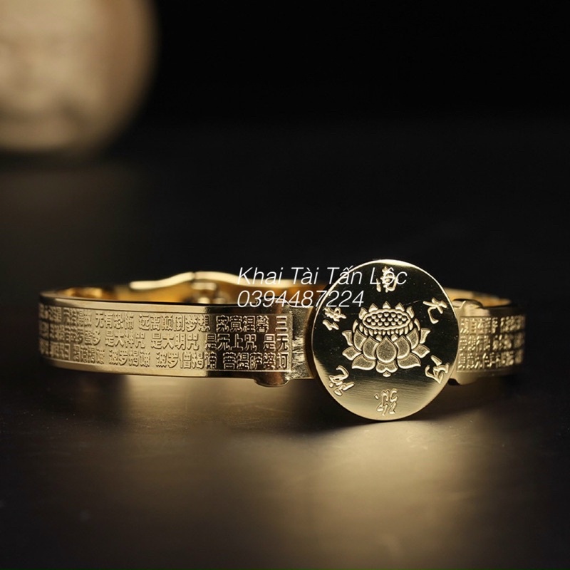 Vòng tay chú đại bi và hoa sen phong thuỷ tài Lộc và bình an