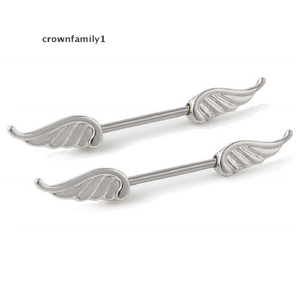 [crownfamily1] Khuyên Cơ Thể Hình Cánh Thiên Thần Gợi Cảm 14G