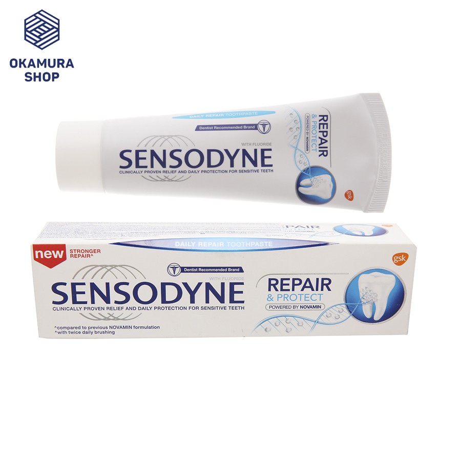 (HÀNG THÁI) - Kem đánh răng SENSODYNE Repair & Protect Extra Fresh 100g