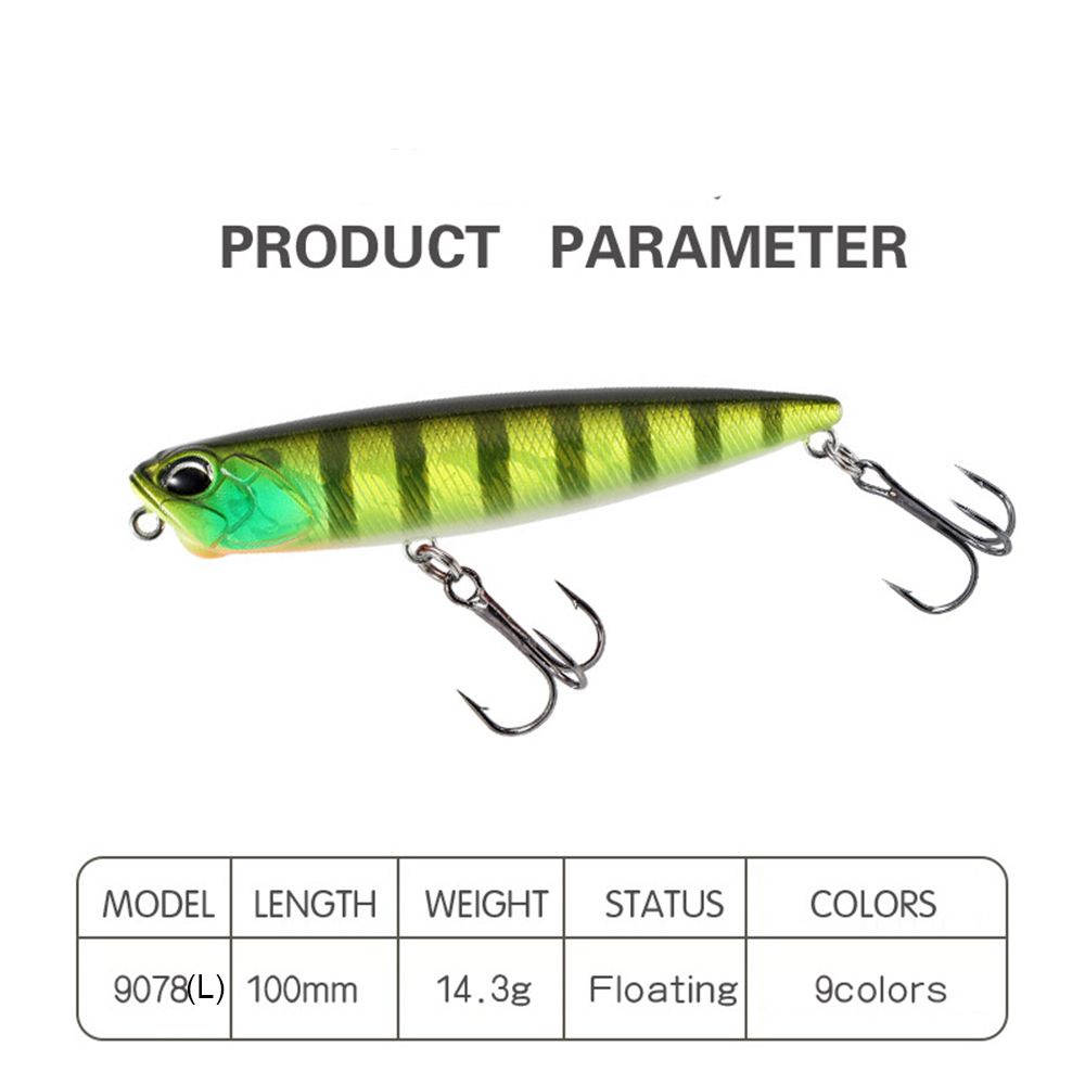 Mồi câu cá giả 65mm/100mm 5.5g/14.3g nhiều màu sắc tiện dụng